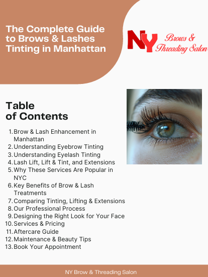 Cover of the Eyebrow Tinting Guide E-Book